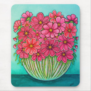 Schöne rosa Kosmos-Mauspad von Lisa Lorenz Mousepad