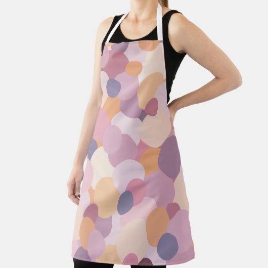 Schöne rosa Kreise Schürze (InSitu)