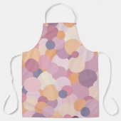 Schöne rosa Kreise Schürze (Vorderseite)