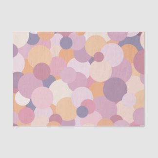 Schöne rosa Kreise Seidenpapier