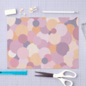 Schöne rosa Kreise Seidenpapier (Handwerk)