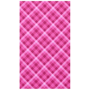 Schöne rosa Magenta Kariert große Tablette Tischdecke
