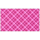Schöne rosa Magenta Kariert große Tablette Tischdecke (Vorderseite (Horizontal))