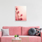 Schöne rosa Magnolia-Blume Leinwanddruck (Insitu (Wohnzimmer))