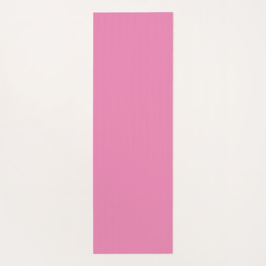 Schöne rosa Marmorplatte Swirl Monogramm Yogamatte (Rückseite)