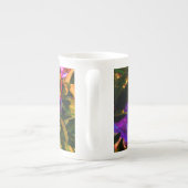 Schöne Rosa-Peonies-Runde Porzellantasse (Rückseite)