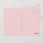 Schöne rosa Pfingstrosen  Postkarte (Rückseite)