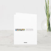 Schöne rosa Pony, personalisierte Grußkarte Karte (Rückseite)