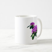 Schöne rosa Rhododendren Kaffeetasse (VorderseiteRechts)