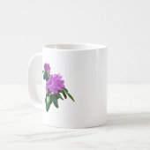 Schöne rosa Rhododendren Kaffeetasse (Vorderseite Links)