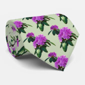 Schöne rosa Rhododendren Krawatte (Gerollt)