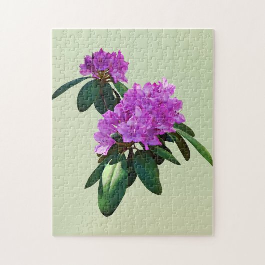 Schöne rosa Rhododendren Puzzle (Vertikal)