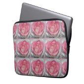 Schöne Rosa Rosa-Muster Notebook-Ärmel Laptopschutzhülle (Vorderseite Links)