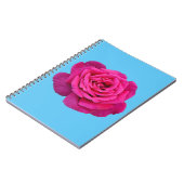 Schöne Rosa Rosa Notizblock (Linke Seite)