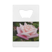 Schöne Rosa Rose Bestes Mum Blume Design Geldbeutel Flaschenöffner (Rückseite)