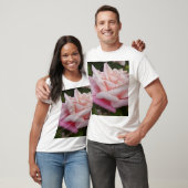 Schöne Rosa Rose Bestes Mum Blume Design T-Shirt (Unisex)