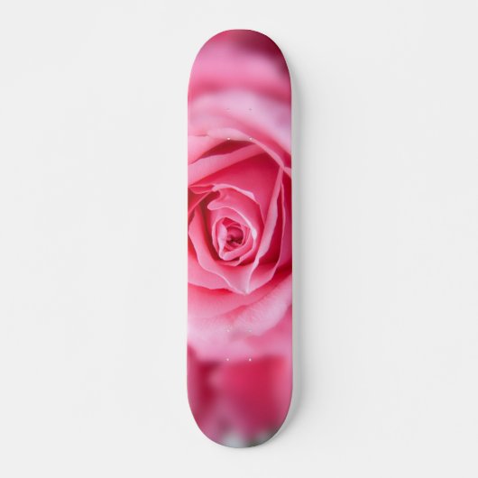 Schöne Rosa Rose Skateboard (Vorne)