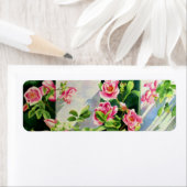 Schöne rosa Rosen Aquarellblüte (Insitu)