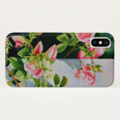 Schöne rosa Rosen Aquarellblüte Case-Mate iPhone Hülle (Rückseite (Horizontal))