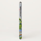 Schöne rosa Rosen Aquarellblüte Case-Mate iPhone Hülle (Hinten/Links)