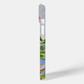 Schöne rosa Rosen Aquarellblüte Case-Mate iPhone Hülle (Rückseite / Links)