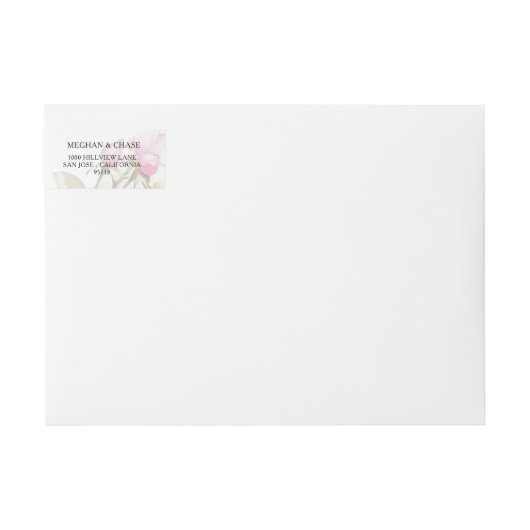 Schöne rosa Rosen BarefootBride™ (Vorderseite)