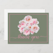 Schöne rosa Rosen Farbe Hintergrund Chic Vielen Da Postkarte (Vorne/Hinten)