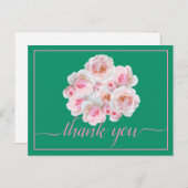 Schöne rosa Rosen Farbe Hintergrund Chic Vielen Da Postkarte (Vorne/Hinten)