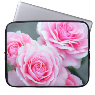 Schöne rosa Rosen Laptopschutzhülle