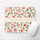 Schöne rosa Rosen  Mousepad (Mit Mouse)