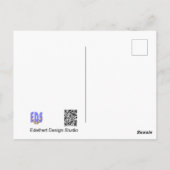 Schöne rosa Rosen Nah Up DIREKT Postkarte (Rückseite)