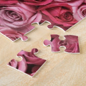 Schöne rosa Rosen Puzzle (Seite)