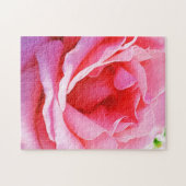 Schöne rosa Rosen-Puzzle Puzzle (Horizontal)