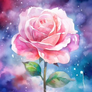 Schöne rosa Rosen-Puzzle Puzzle