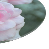 Schöne rosa Rosen Schneidebrett (Ecke)