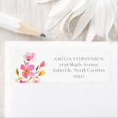 Schöne rosa Rücksendeadresse (Insitu)