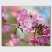 Schöne rosa Sakura-Blume Geschenkpapier (Flach)