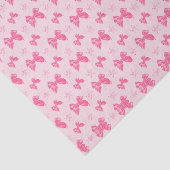 Schöne rosa Satin-Effekt-Bögen Seidenpapier (Ausschnitt)