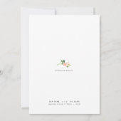 Schöne rosa Spitzen und Ribbon Hochzeitseinladunge Einladung (Rückseite)