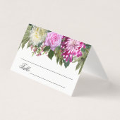 Schöne rosa Tischnummer (Vorderseite)