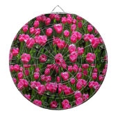 SCHÖNE ROSA TULPEN DARTSCHEIBE (vorne)