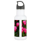 SCHÖNE ROSA TULPEN EDELSTAHLFLASCHE (Rückseite)