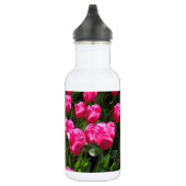 SCHÖNE ROSA TULPEN EDELSTAHLFLASCHE (Rechts)