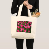 SCHÖNE ROSA TULPEN JUMBO STOFFBEUTEL (Vorderseite (Produkt))