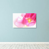 SCHÖNE ROSA TULPEN LEINWANDDRUCK (Insitu (Holzboden))