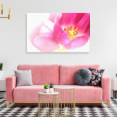SCHÖNE ROSA TULPEN LEINWANDDRUCK (Insitu (Wohnzimmer))