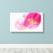 SCHÖNE ROSA TULPEN LEINWANDDRUCK (Insitu (Holzboden))
