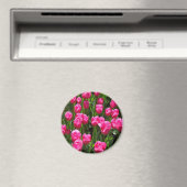 SCHÖNE ROSA TULPEN MAGNET (In Situ (Geschirrspüler))