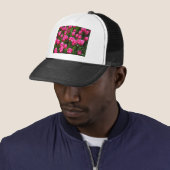 SCHÖNE ROSA TULPEN TRUCKERKAPPE (Beispiel)