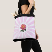 Schöne rosa und rosa Rays Tasche (Von Nahem)